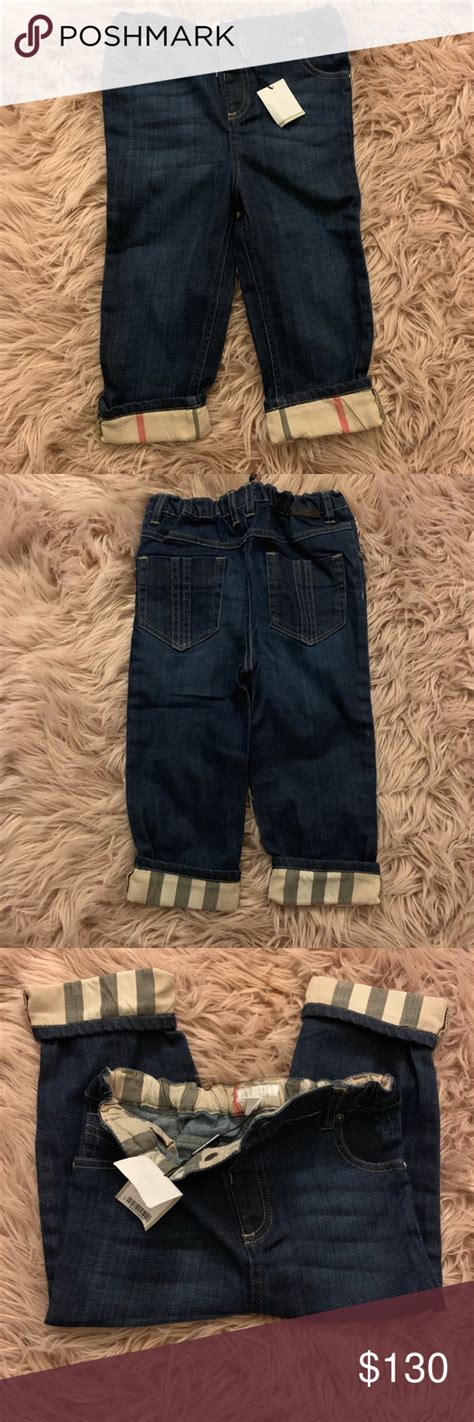 burberry denim pants baby